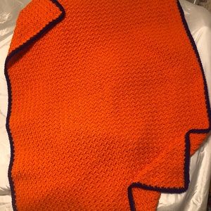 Clemson baby blanket